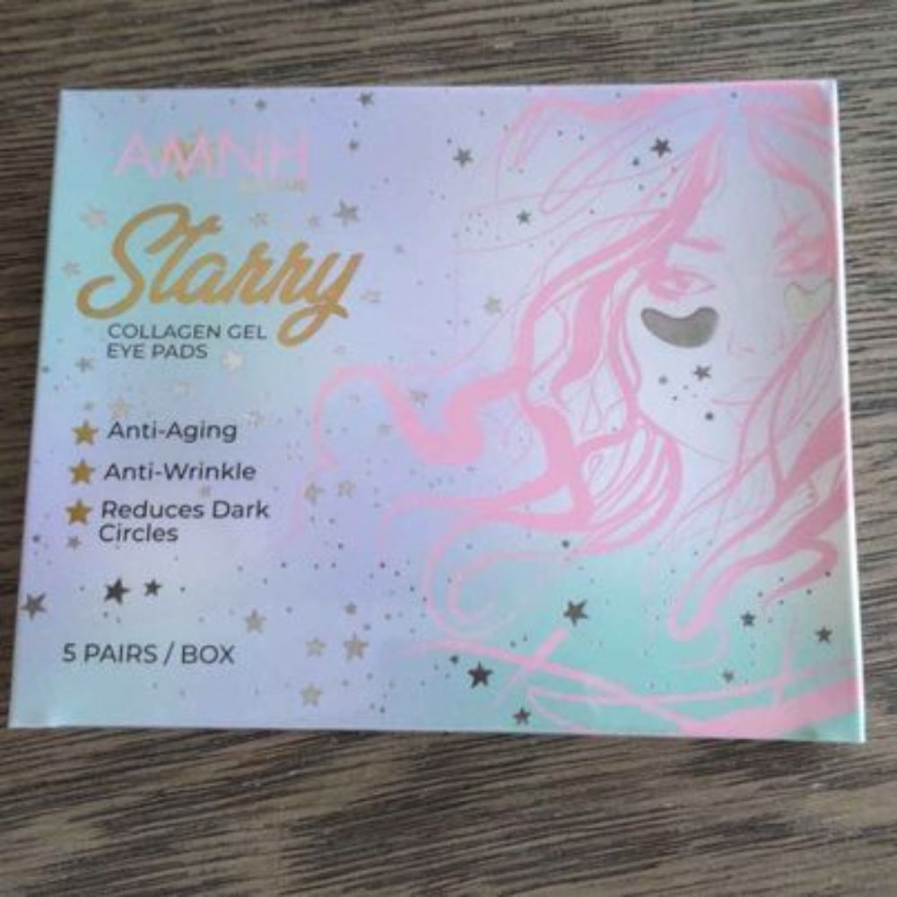 AMNH Starry Collagen Gel Eye Pads S/5 NIB